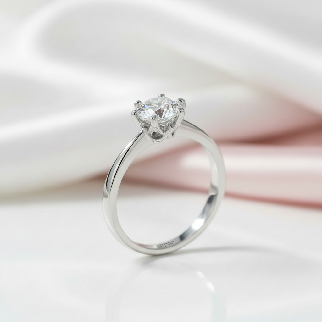 1.0 Ct Diamond Option Engagement Ring-Black Diamonds New York