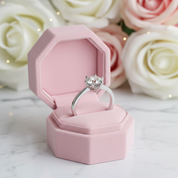 1.0 Ct Diamond Engagement Ring-Black Diamonds New York