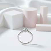 1.0 Ct Diamond Engagement Ring-Black Diamonds New York