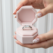 1.0 Ct Marquise Cut Diamond Option Engagement Ring-Black Diamonds New York