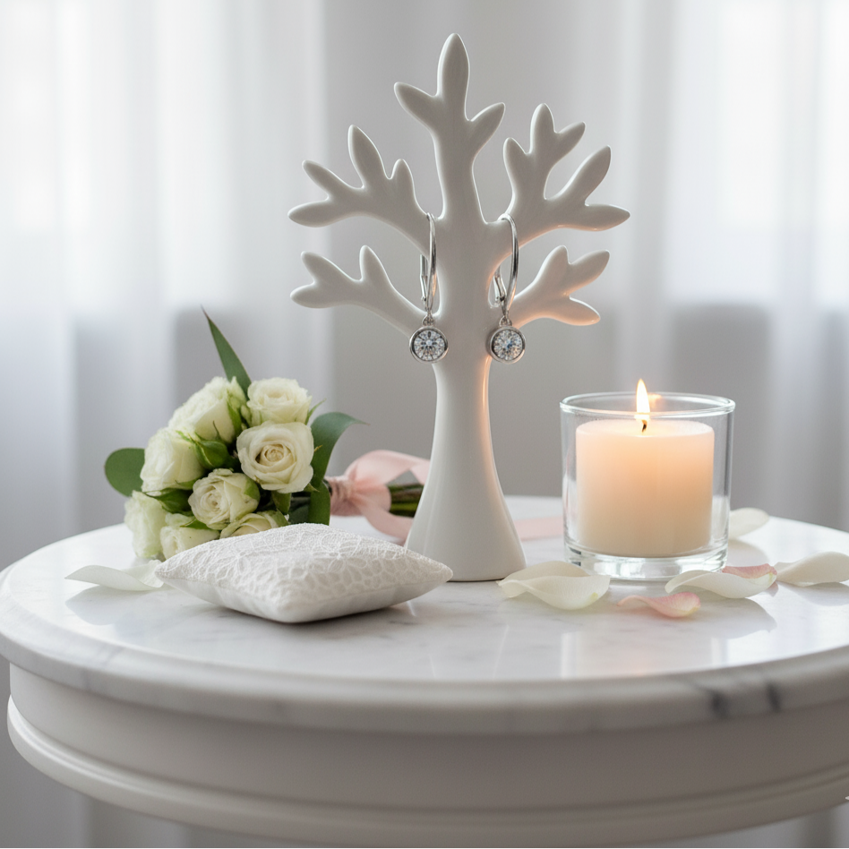 1.0 Ctw 5mm Lever Back Diamond Earrings-Black Diamonds New York