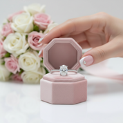 1.0 ct 5*7mm Oval-cut Diamond Engagement Ring-Black Diamonds New York