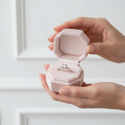 1.0 ct Diamond Ring within Elegant Prongs-Black Diamonds New York