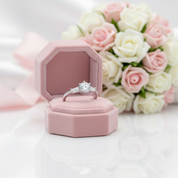 1.0 ct Round Cut Diamond Option Three Stone Engagement Ring-Black Diamonds New York