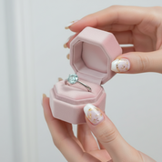 1.0ct Round Diamond 6-Prong Solitaire Engagement Ring-Black Diamonds New York