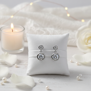 1.2 Ctw Round Cut Diamond Drop Earrings-Black Diamonds New York