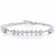 1.35 Ct Nine Diamond Option Inlaid Bracelet-Black Diamonds New York