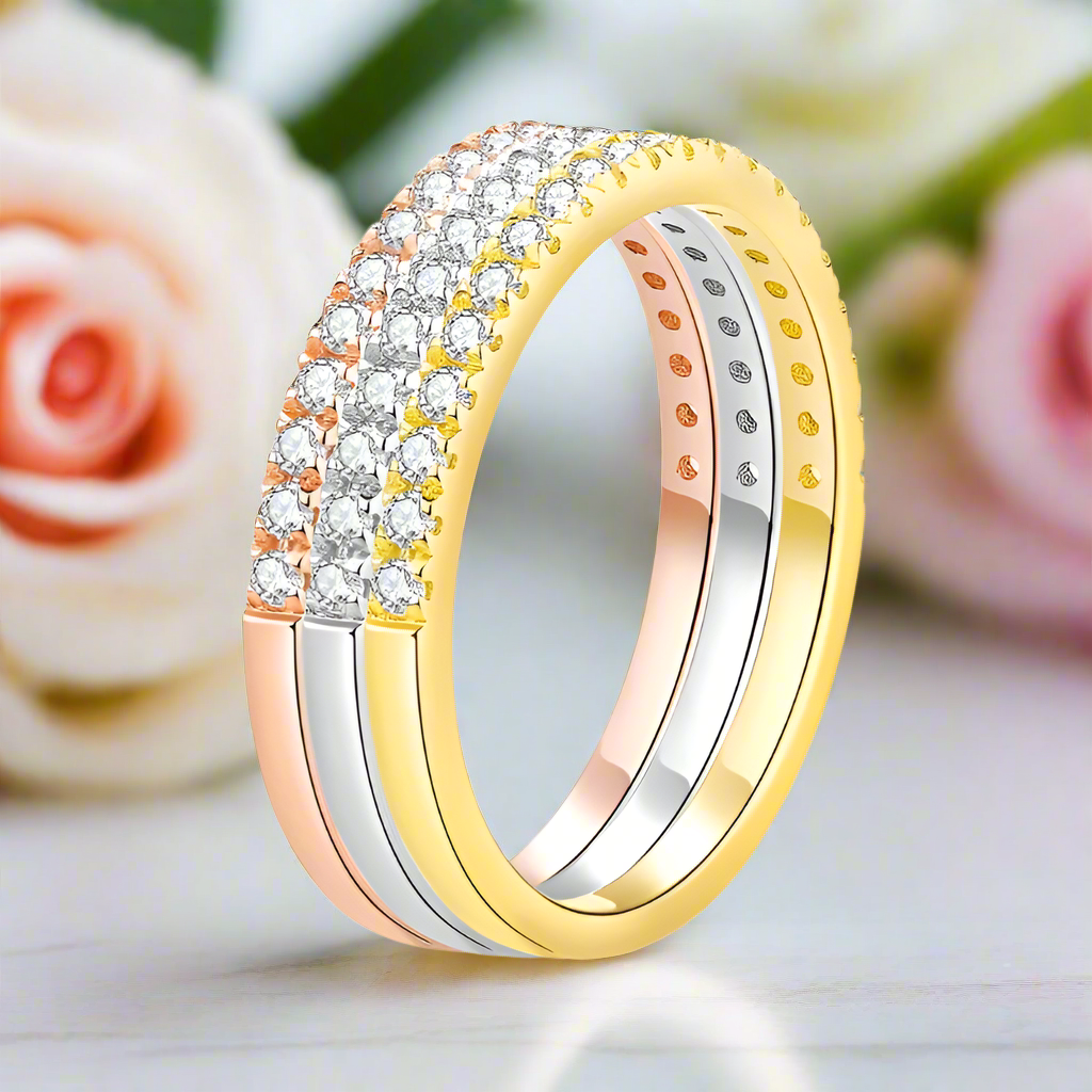 1.3mm Diamond Eternity Wedding Band-Black Diamonds New York