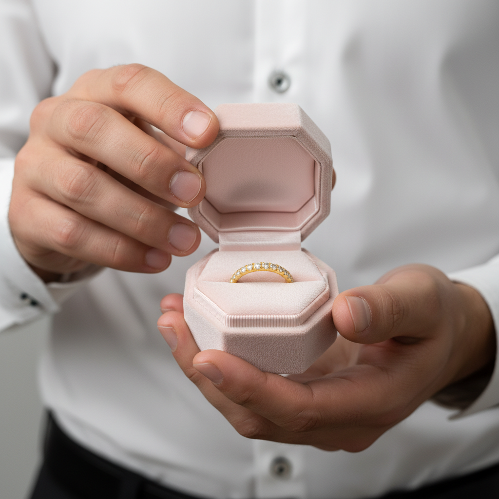 1.3mm Diamond Eternity Wedding Band-Black Diamonds New York