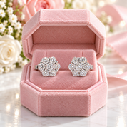 1.4 Ctw Round Cut Diamond Option Stud Earrings-Black Diamonds New York