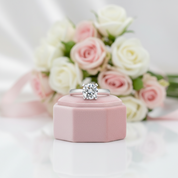 1.5ct Heart Prong Diamond Option Ring-Black Diamonds New York
