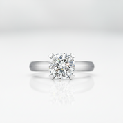 1.5ct Heart Prong Diamond Option Ring-Black Diamonds New York