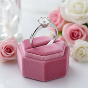 1.5ct Round Diamond Solitaire Ring-Black Diamonds New York