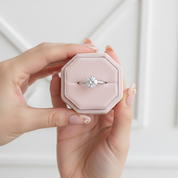 1.5ct Round Diamond Option Solitaire Ring-Black Diamonds New York