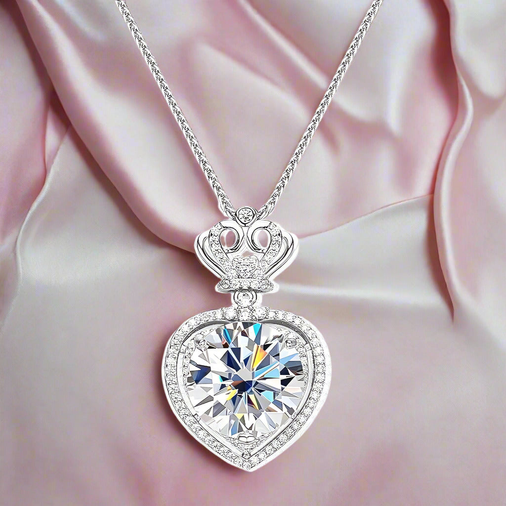 10 Ct Diamond Clavicle Crown Necklace-Black Diamonds New York