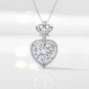 10 Ct Diamond Option Clavicle Crown Necklace-Black Diamonds New York