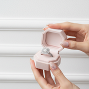 1.0 Ct Round Diamond Option Double Halo Engagement Ring Set-Black Diamonds New York