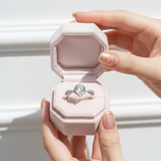 1.0 Ct Round Diamond Engagement Ring-Black Diamonds New York