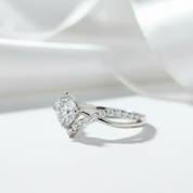 1.0 Ct Round Diamond Engagement Ring-Black Diamonds New York