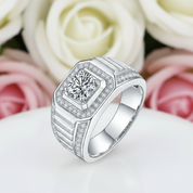 1.0Ct 6.5mm Diamond Men's Wedding Ring-Black Diamonds New York