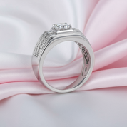 1.0ct 6.5mm Round Brilliant Men's Diamond Ring-Black Diamonds New York