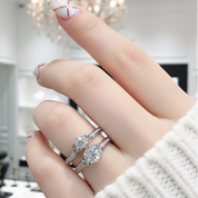 1.0Ct 6.5mm VVS1 Diamond Antique Style Ring-Black Diamonds New York