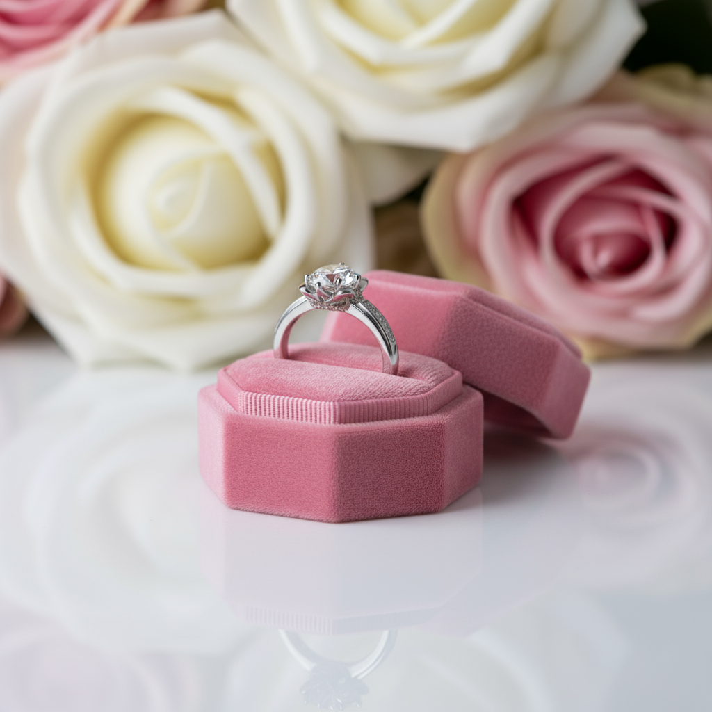 1.0Ct 6.5mm VVS1 Diamond Antique Style Ring-Black Diamonds New York