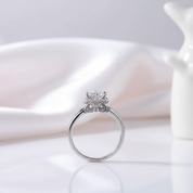 1.0Ct 6.5mm VVS1 Diamond Option Antique Option Ring-Black Diamonds New York
