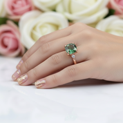 1.0ct Cushion Cut D Color Diamond Engagement Ring-Black Diamonds New York