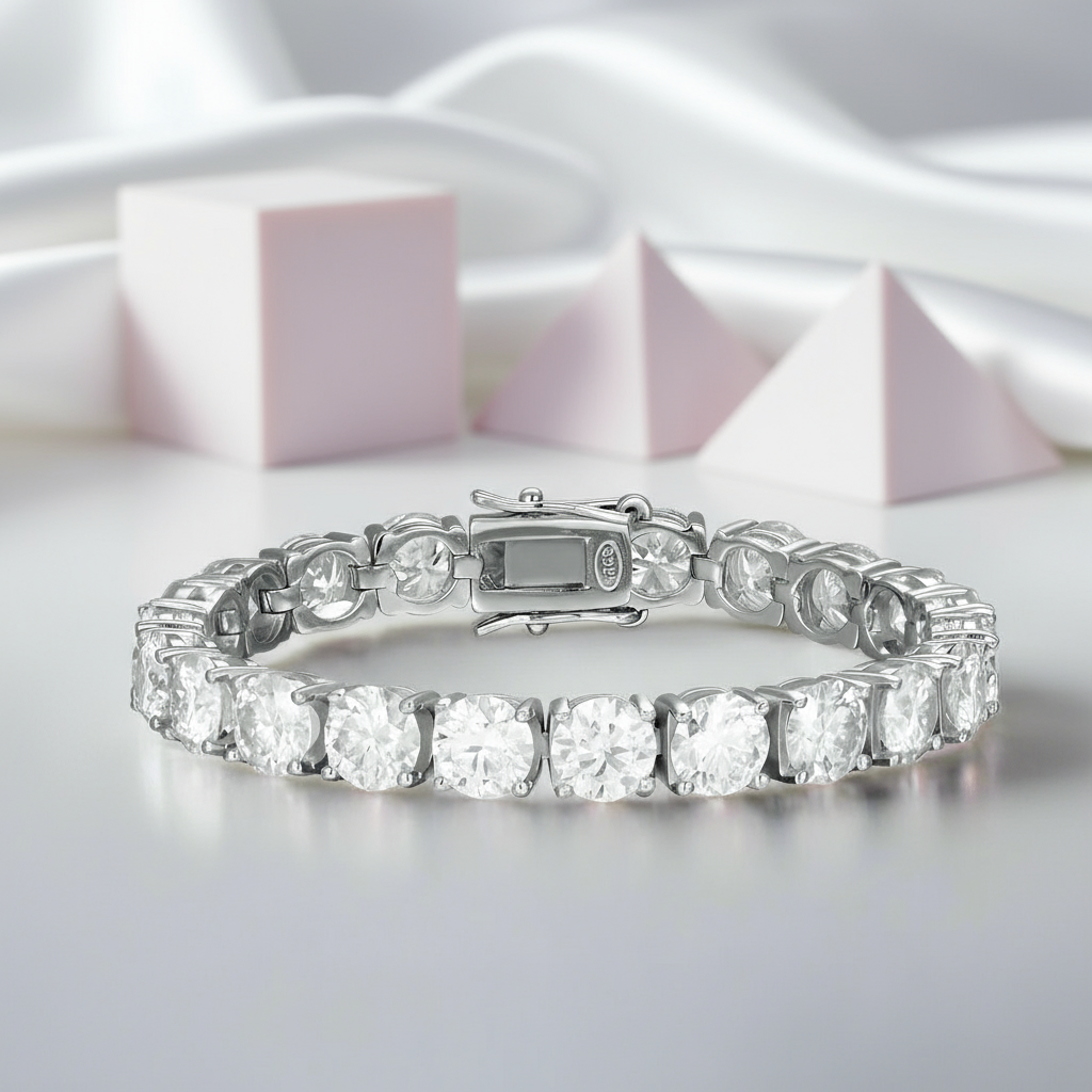 1.0 Ct Diamond Tennis Bracelet-Black Diamonds New York