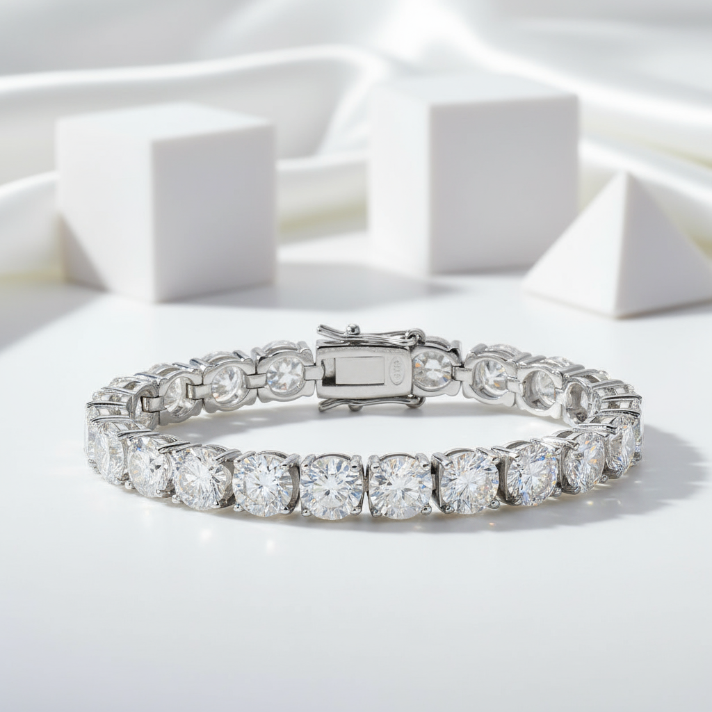 1.0 Ct Diamond Tennis Bracelet-Black Diamonds New York