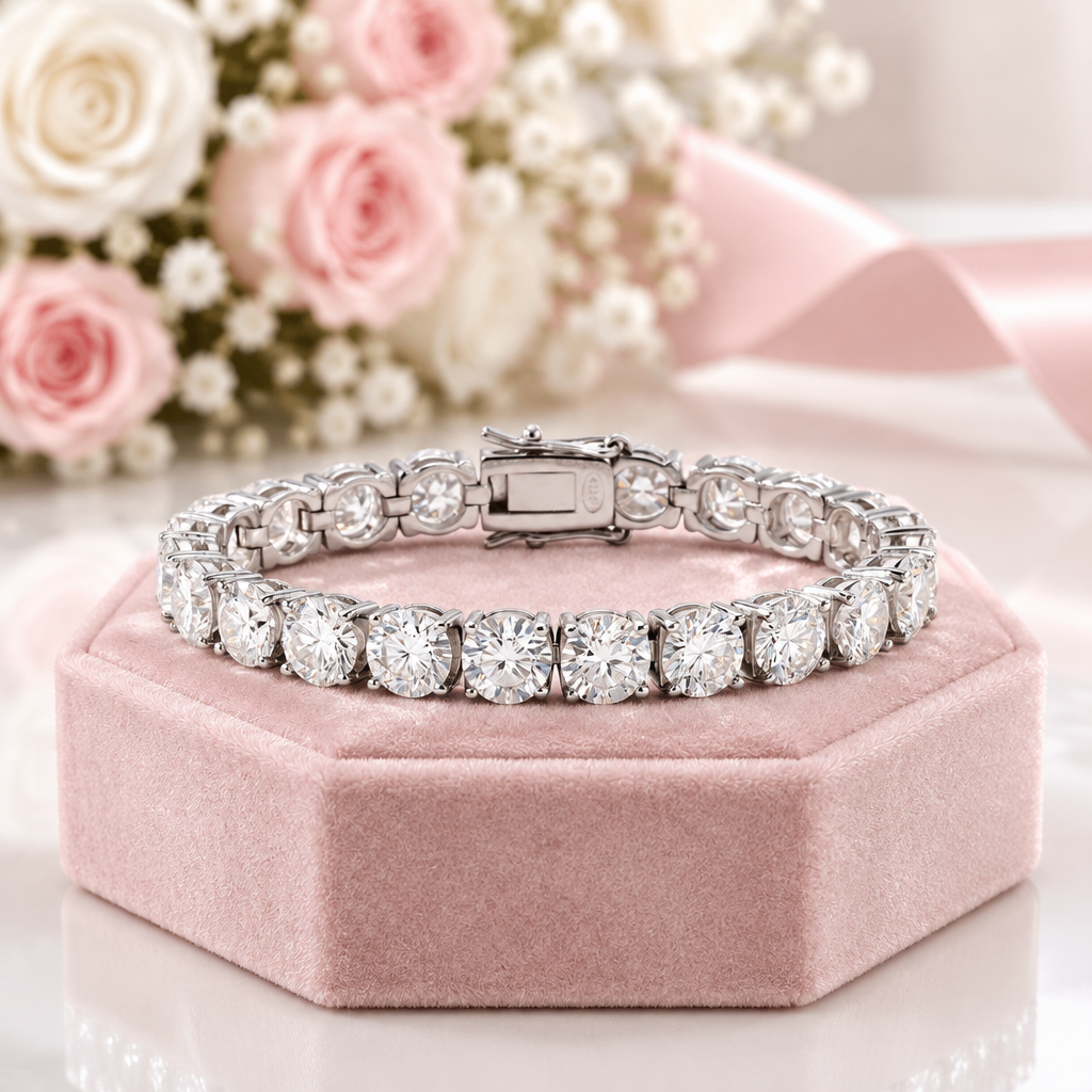 1.0 Ct Diamond Option Tennis Bracelet-Black Diamonds New York