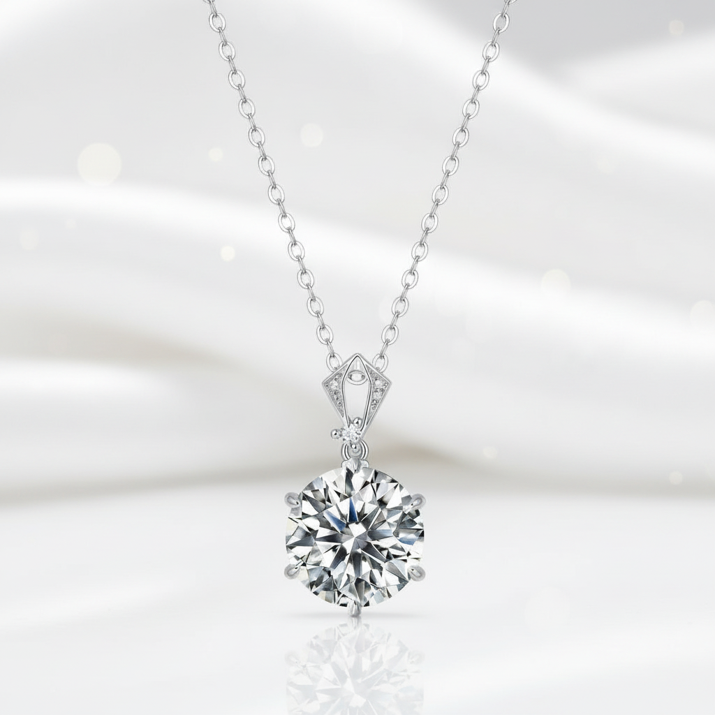 10 Ct Diamond Option Pendant Necklace-Black Diamonds New York