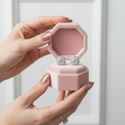 1.0ct Round Cut Diamond Option Halo Stud Earrings-Black Diamonds New York