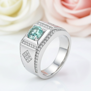 1.0ct Round Diamond Channel Men's Ring-Black Diamonds New York