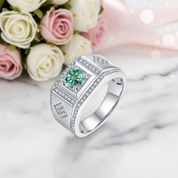 1.0ct Round Diamond Option Channel Men's Ring-Black Diamonds New York