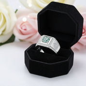 1.0ct Round Diamond Channel Men's Ring-Black Diamonds New York