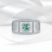 1.0ct Round Diamond Option Channel Men's Ring-Black Diamonds New York