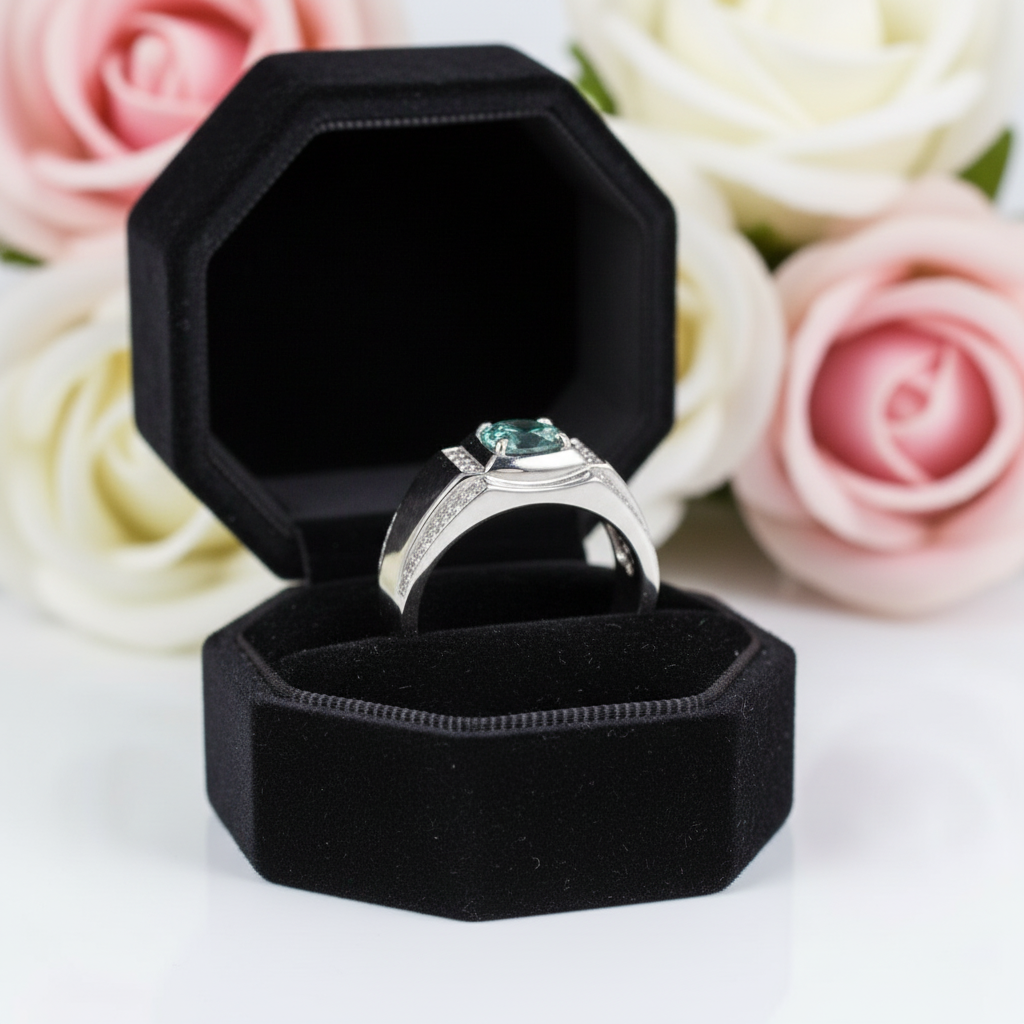 1.0ct Round Diamond Men's Ring-Black Diamonds New York