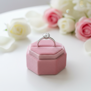 1.0ct Round Diamond Engagement Ring-Black Diamonds New York