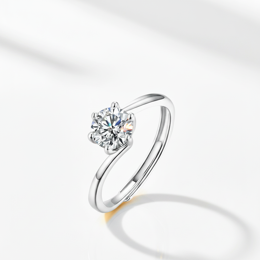 1.0Ct VVS1 Diamond Option Tension Ring-Black Diamonds New York
