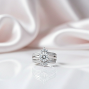1.25ct Round Cut Diamond Option Solitaire Engagement Ring Set-Black Diamonds New York