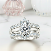 1.25ct Round Cut Diamond Solitaire Engagement Ring Set-Black Diamonds New York