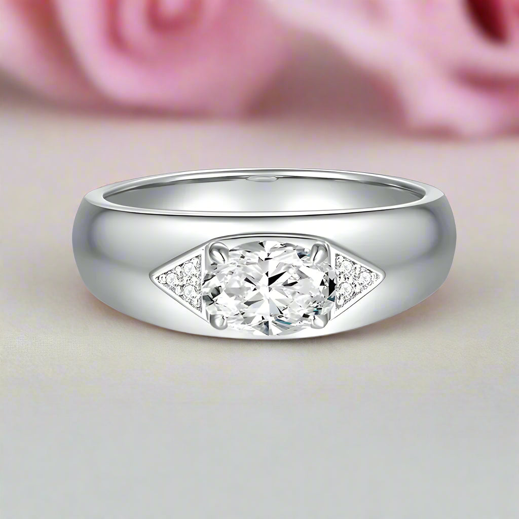 1.26 Ctw Marquise Cut Diamond Wedding Band-Black Diamonds New York