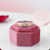 14k Gold Two Tone Wedding Band Natural Diamond-Black Diamonds New York