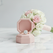 14k Rose Gold 1.2 Ct Round Cut Diamond Option Halo Engagement Ring-Black Diamonds New York