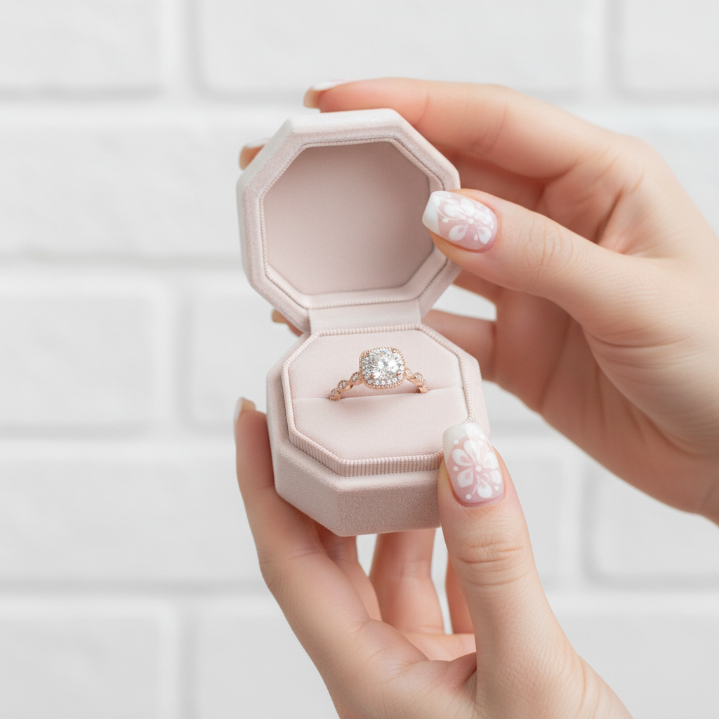 14k Rose Gold 1.2 Ct Round Cut Diamond Option Halo Engagement Ring-Black Diamonds New York