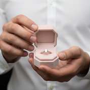 14k Rose Gold 1.0 Ct Diamond 6 Prong Solitaire Engagement Ring