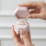 14k Rose Gold Elongated Oval Cut Halo Diamond Option Engagement Ring-Black Diamonds New York