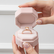 14k Rose Gold Engagement Ring 1.2ct Peach Morganite 0.2ct Diamond Option-Black Diamonds New York